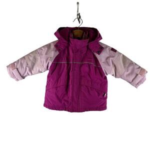 Childrens Place 3-in-1 Winter Snow/Ski‎ Pink Jacket Toddler Girls Size 18mo Warm